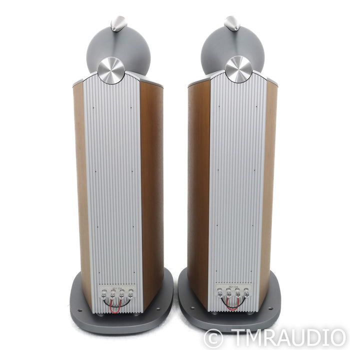 B&W 801 D4 Floorstanding Speakers; Walnut Pair