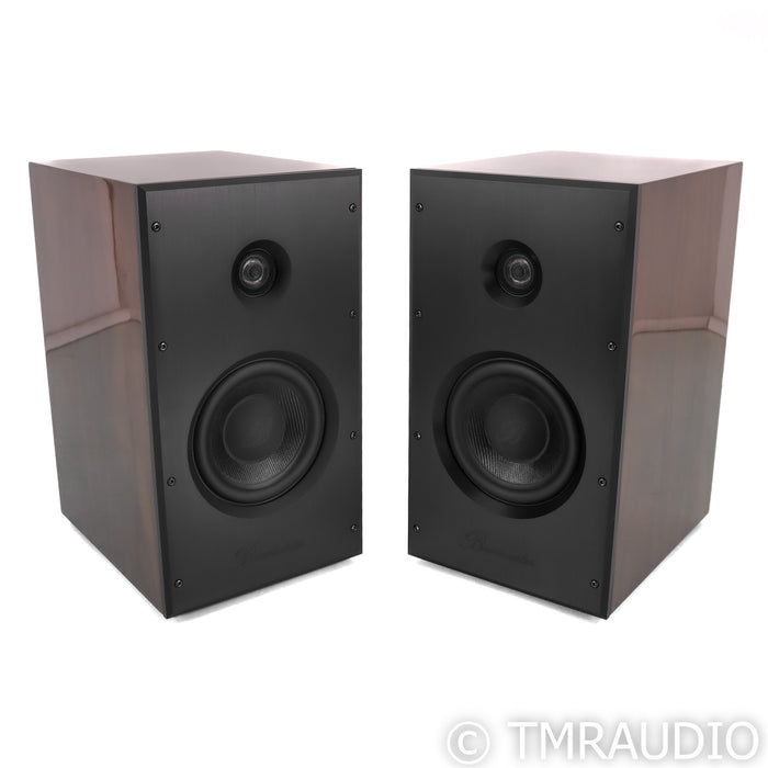 Burmester B10 Bookshelf Speakers; Dark Walnut Pair