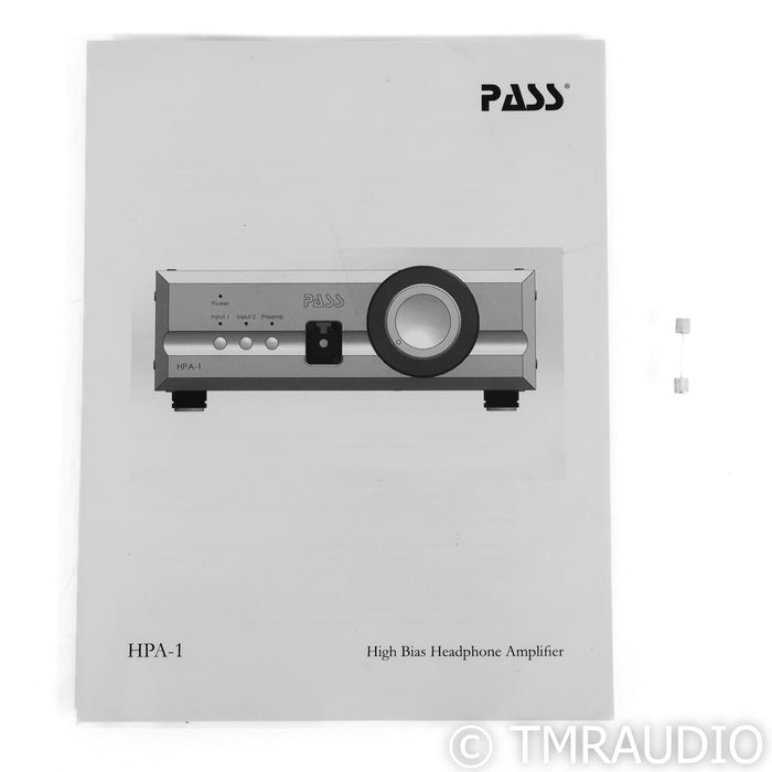 Pass Labs HPA-1 Headphone Amplifier