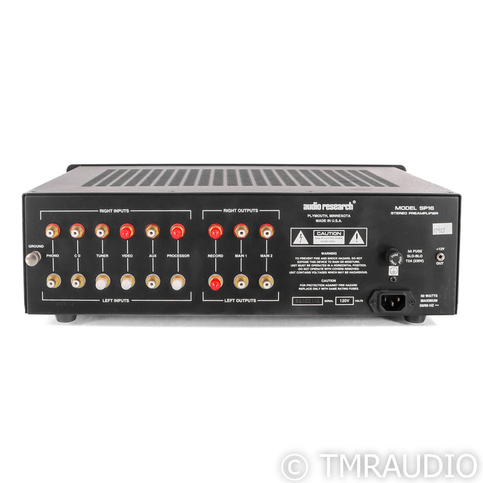 Audio Research SP16 Stereo Tube Preamplifier; MM Phono