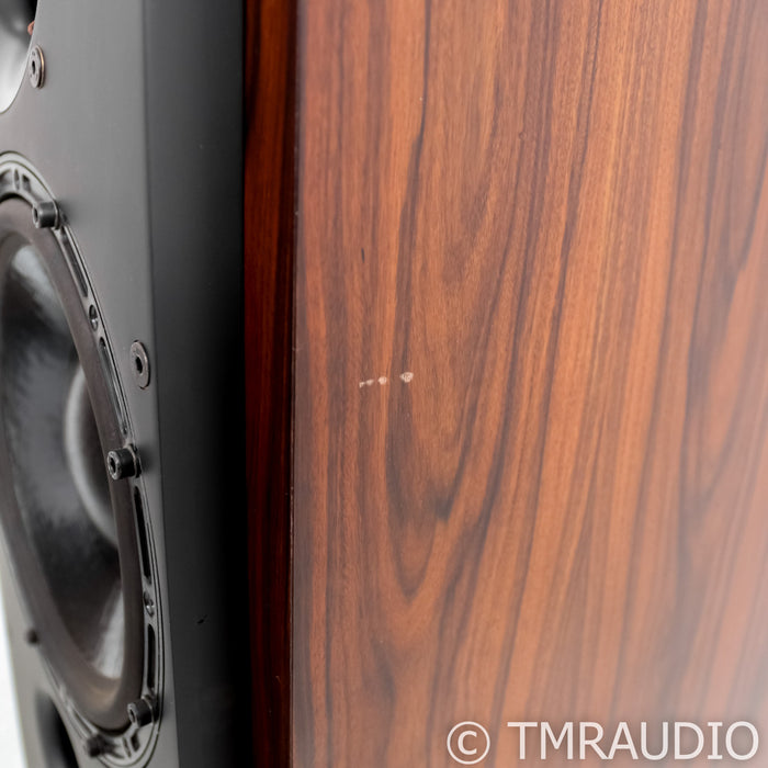 ATC SCM50 ASL Powered Bookshelf Speakers; Rosewood Pair w/ Stands