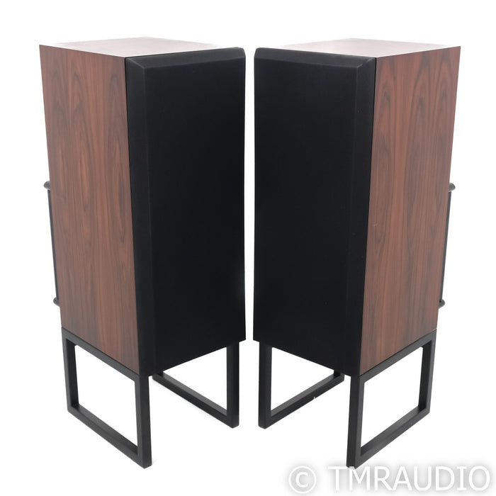 ATC SCM50 ASL Powered Bookshelf Speakers; Rosewood Pair w/ Stands