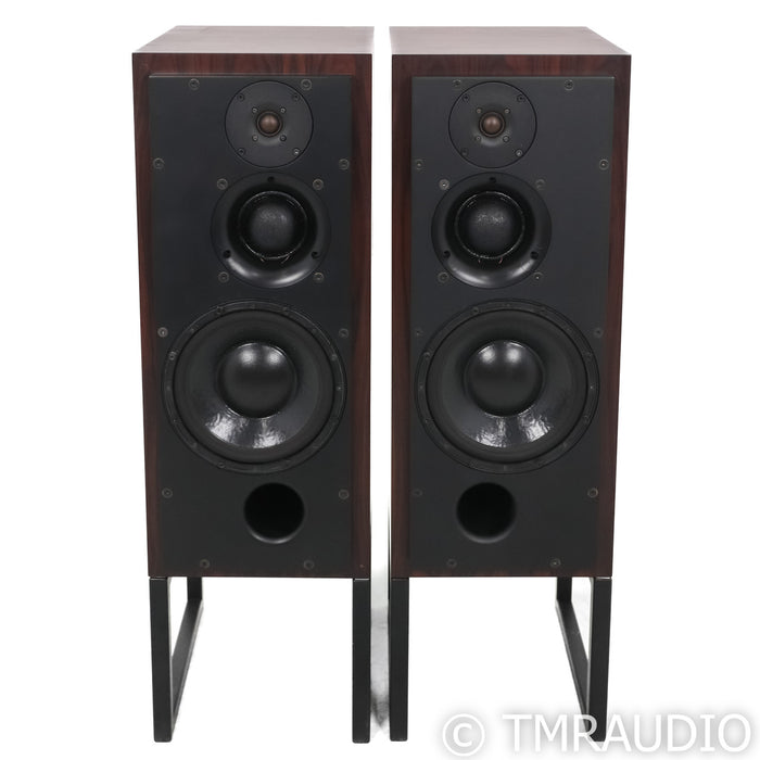ATC SCM50 ASL Powered Bookshelf Speakers; Rosewood Pair w/ Stands