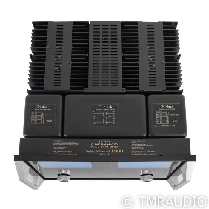 McIntosh MC452 Stereo Power Amplifier; Quad Balanced