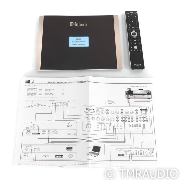 McIntosh C2600 Stereo Tube Preamplifier; MM & MC Phono
