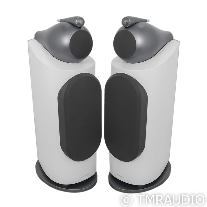 B&W 800 D3 Floorstanding Speakers; White Pair