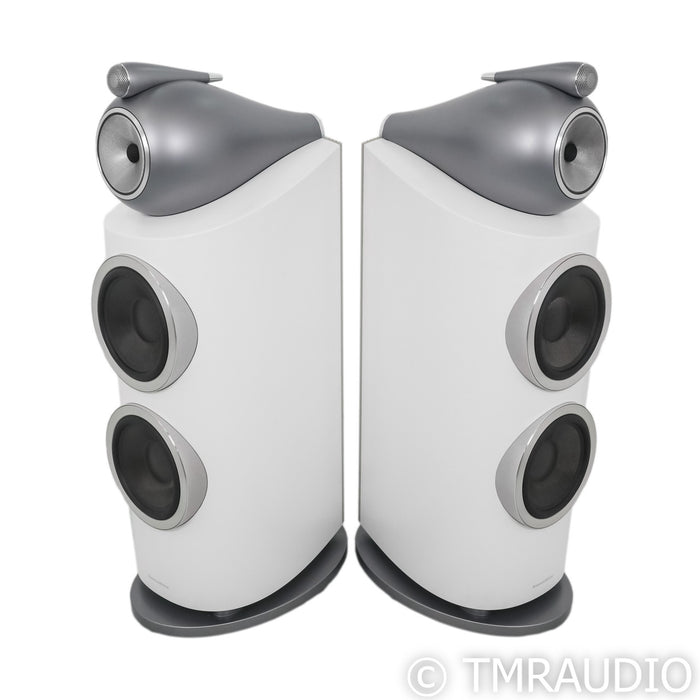 B&W 800 D3 Floorstanding Speakers; White Pair