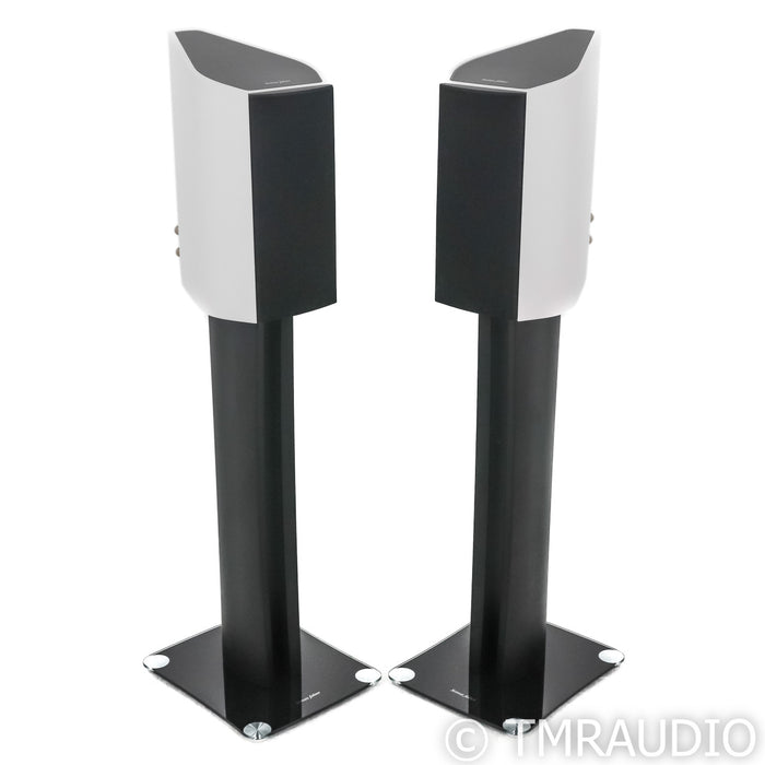 Sonus Faber Venere 1.5 Bookshelf Speakers; White Pair w/ Stands