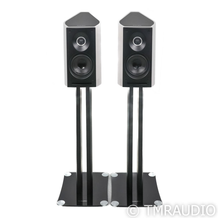 Sonus Faber Venere 1.5 Bookshelf Speakers; White Pair w/ Stands