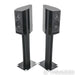 Sonus Faber Venere 2.0 Bookshelf Speakers; Black Pair w/ Stands