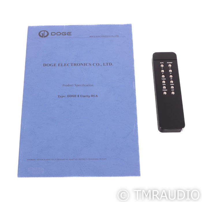 Doge Audio Doge 8 Clarity Stereo Tube Preamplifier