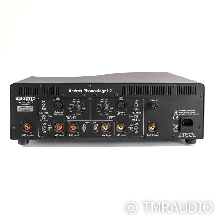 Zesto Audio Andros 1.2 Tube Phono Preamplifier; MM & MC