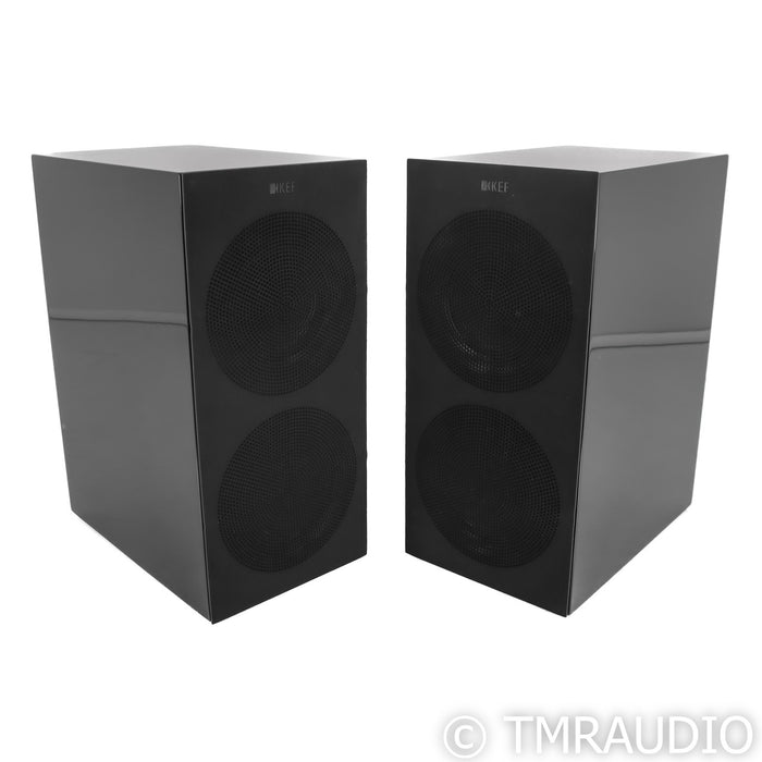KEF R3 Bookshelf Speakers; Black Pair