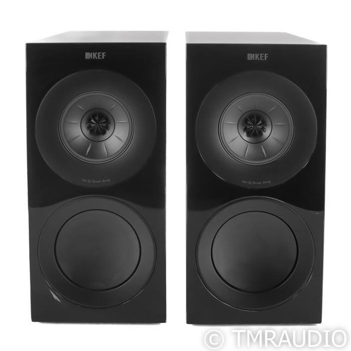 KEF R3 Bookshelf Speakers; Black Pair