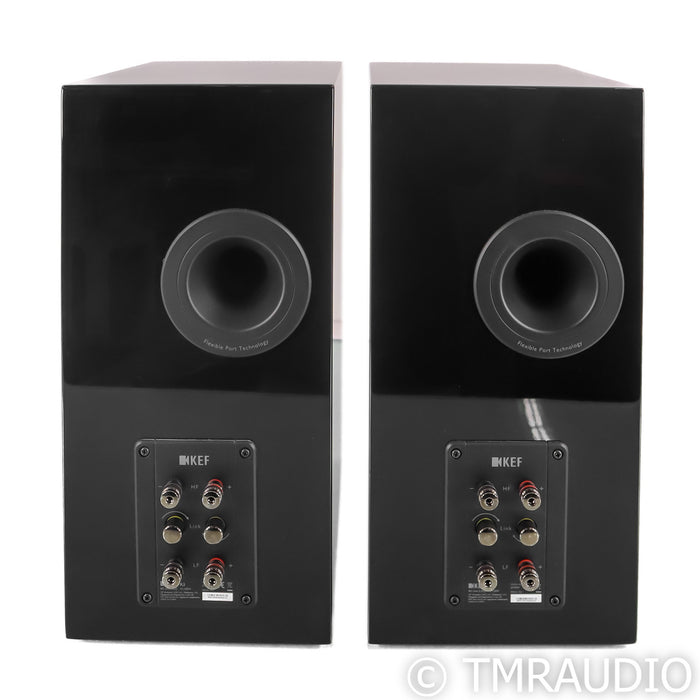 KEF R3 Bookshelf Speakers; Black Pair