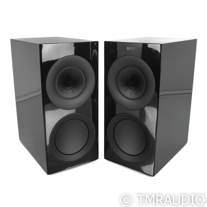 KEF R3 Bookshelf Speakers; Gloss Black Pair