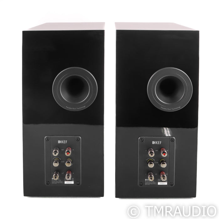 KEF R3 Bookshelf Speakers; Gloss Black Pair