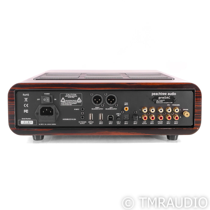 Peachtree preDAC Stereo Preamplifier & DAC; Gloss Ebony Mocha