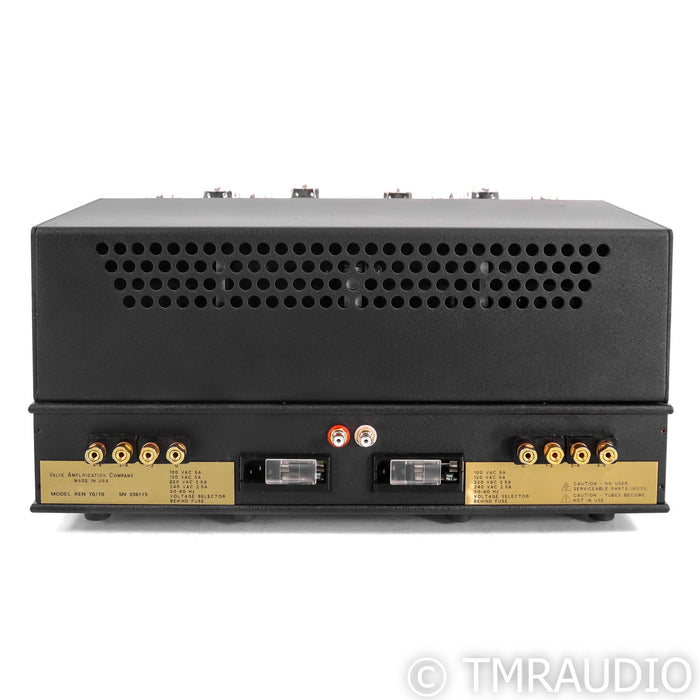 VAC Renaissance 70/70 Mk III Signature Stereo Tube Power Amplifier; MkIII-S