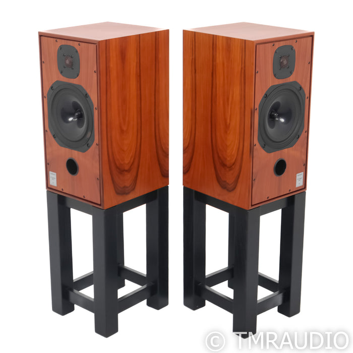Harbeth Compact 7ES-3 30th Annv. Bookshelf Speakers; Rosewood Pair w/ Stands