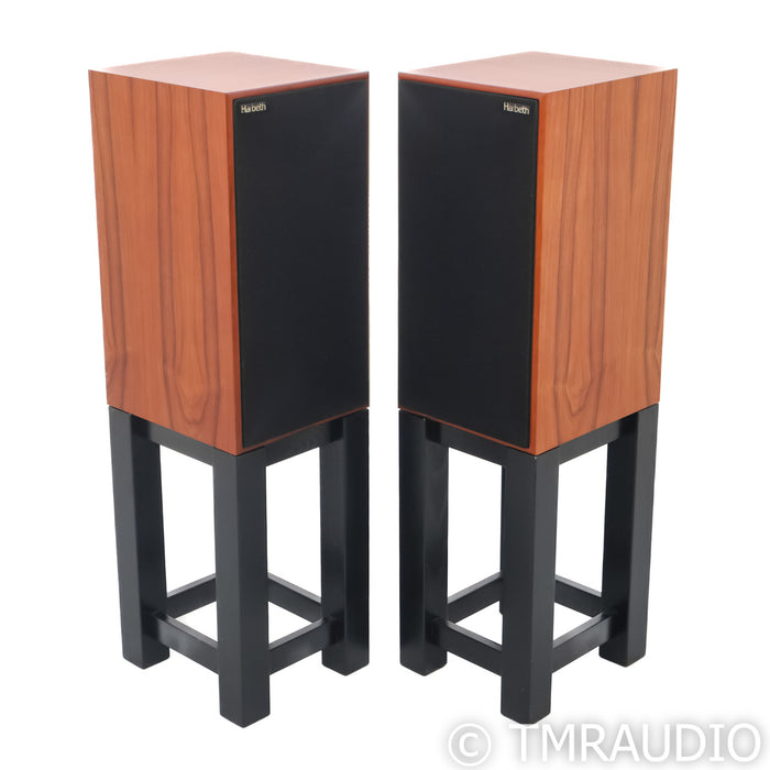Harbeth Compact 7ES-3 30th Annv. Bookshelf Speakers; Rosewood Pair w/ Stands