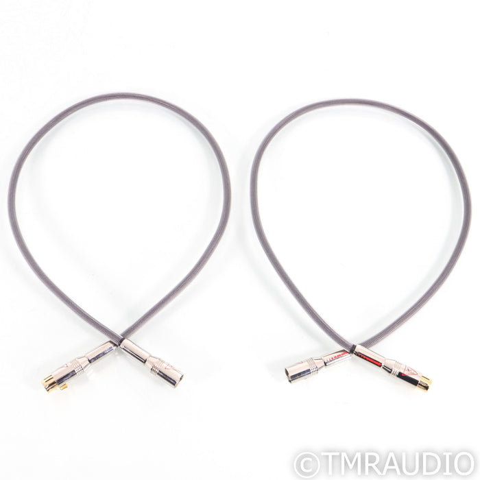 Shunyata Research Venom XLR Cables; 1m Pair Balanced Interconnects