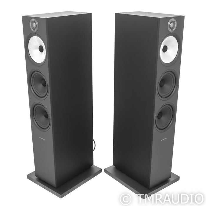 B&W 603 S2 Anniversary Edition Floorstanding Speakers; Black Pair