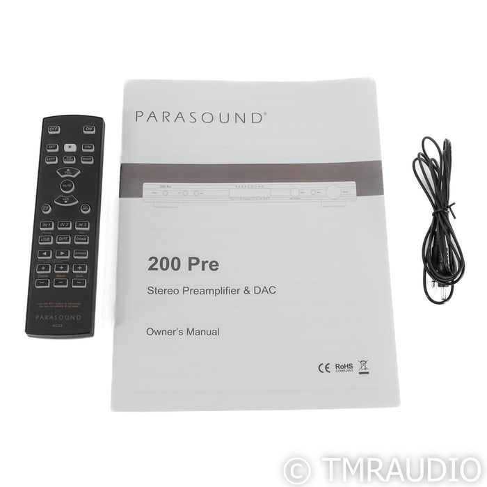 Parasound NewClassic 200 Pre Stereo Preamplifier; MM & MC Phono