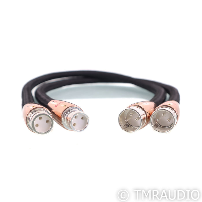 AudioQuest Black Beauty XLR Cables; 0.6m Pair Balanced Interconnects