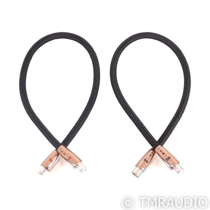 AudioQuest Black Beauty XLR Cables; 0.6m Pair Balanced Interconnects