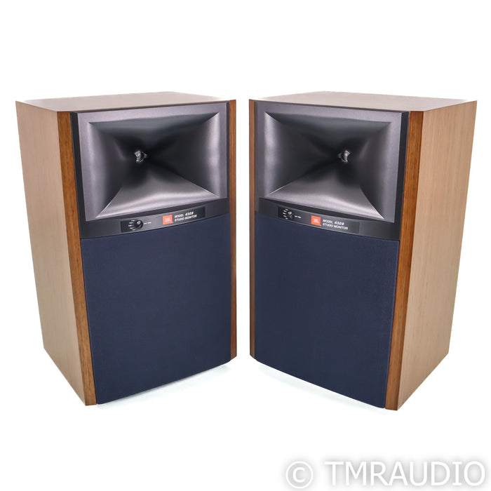 JBL 4309 Bookshelf Speakers; Walnut Pair