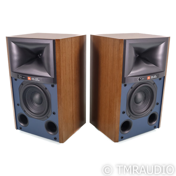 JBL 4309 Bookshelf Speakers; Walnut Pair