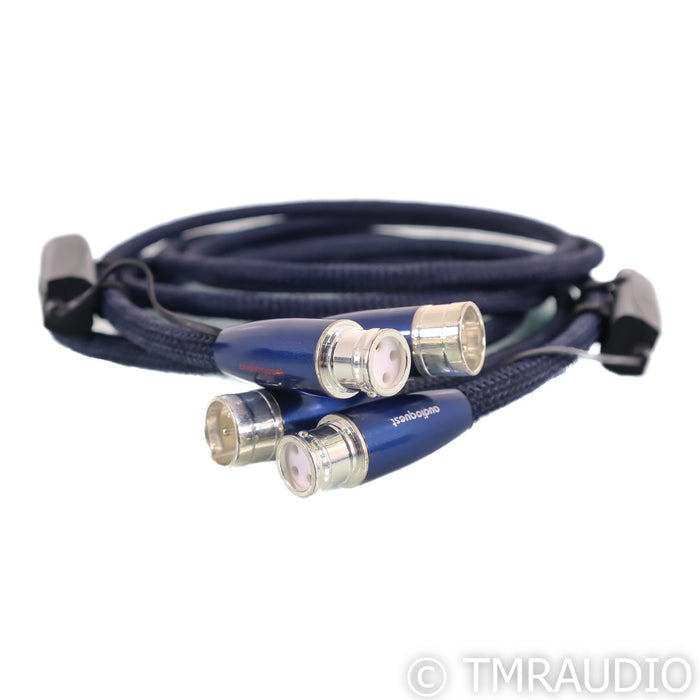 AudioQuest Water XLR Cables; 2m Pair Balanced Interconnects; 72v DBS