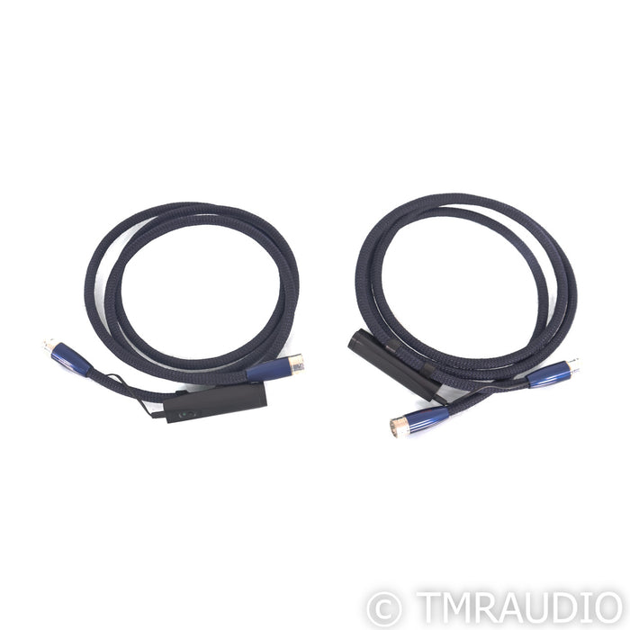 AudioQuest Water XLR Cables; 2m Pair Balanced Interconnects; 72v DBS
