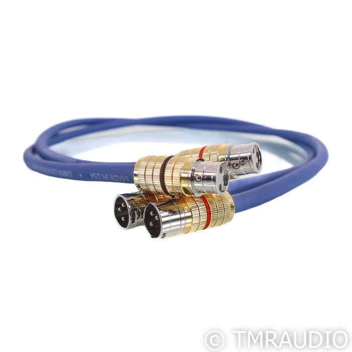 Cardas Clear XLR Cables; 1m Pair Balanced Interconnects