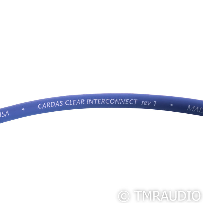 Cardas Clear XLR Cables; 1m Pair Balanced Interconnects