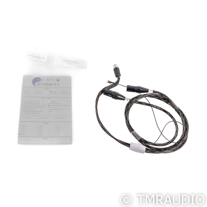 Audio Sensibility Statement Silver Phono Cable V3; 1.2m Interconnect