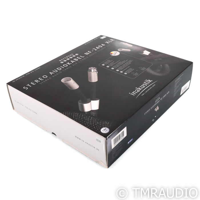 Inakustik Reference NF-2404 XLR Cables; 1m Pair Balanced Interconnects (Sealed)