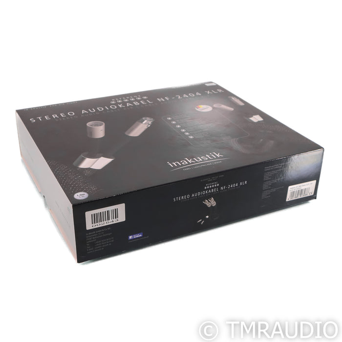 Inakustik Reference NF-2404 XLR Cables; 1m Pair Balanced Interconnects