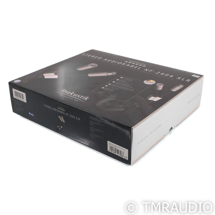 Inakustik Reference NF-2404 XLR Cables; 1m Pair Balanced Interconnects