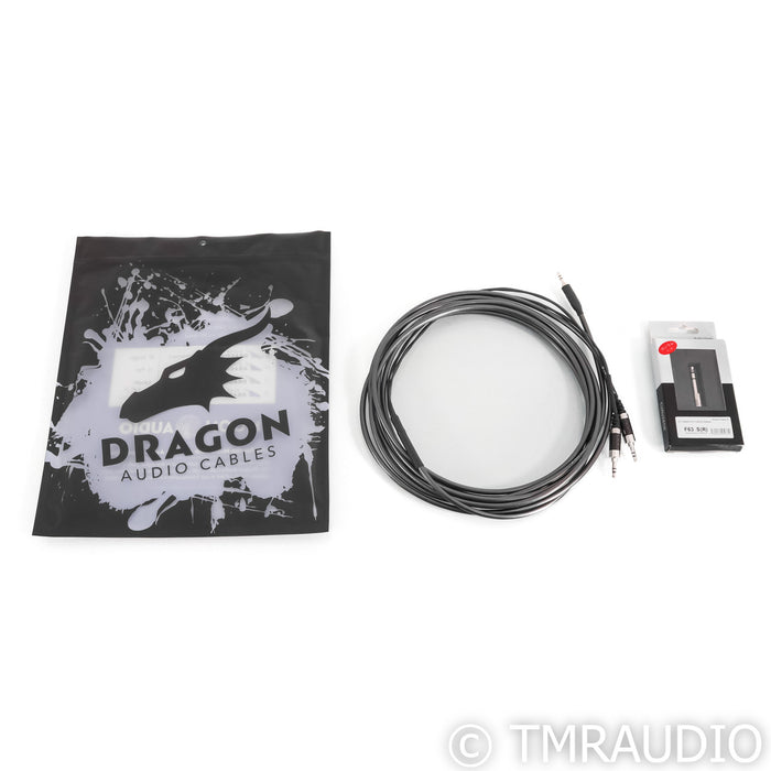 Moon Audio Silver Dragon Headphone Cable; 15ft