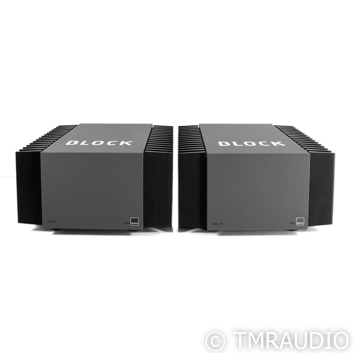 Block Audio Mono Block SE Mono Power Amplifiers; Nextel Dark Gray Pair