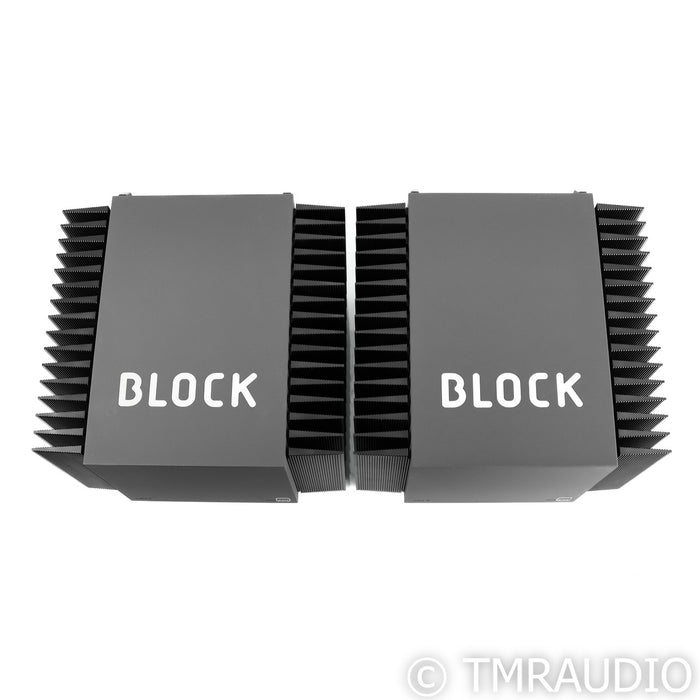 Block Audio Mono Block SE Mono Power Amplifiers; Nextel Dark Gray Pair
