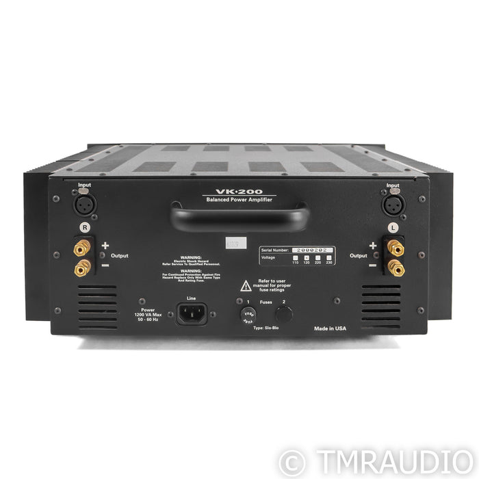 BAT VK-200 Stereo Power Amplifier; VK200; Balanced Audio Technology