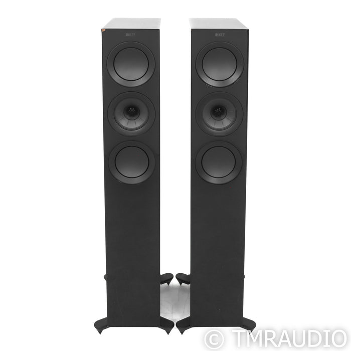 KEF R5 Floorstanding Speakers; Black Pair