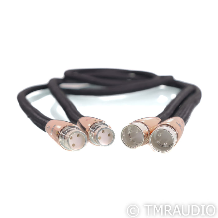 AudioQuest Black Beauty XLR Cables; 2m Pair Balanced Interconnects