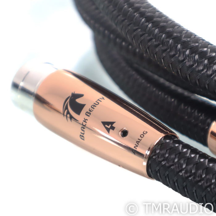 AudioQuest Black Beauty XLR Cables; 2m Pair Balanced Interconnects