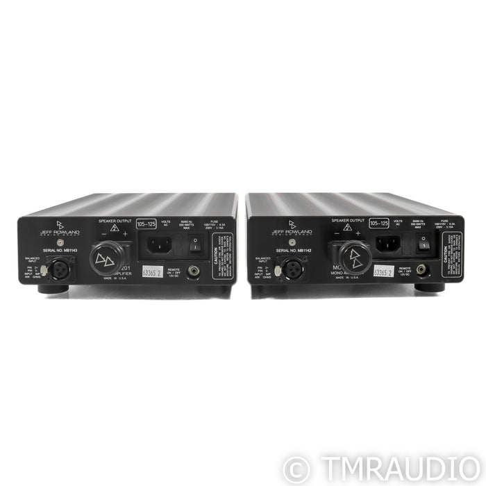 Jeff Rowland Model 201 Monoblock Power Amplifiers; Pair