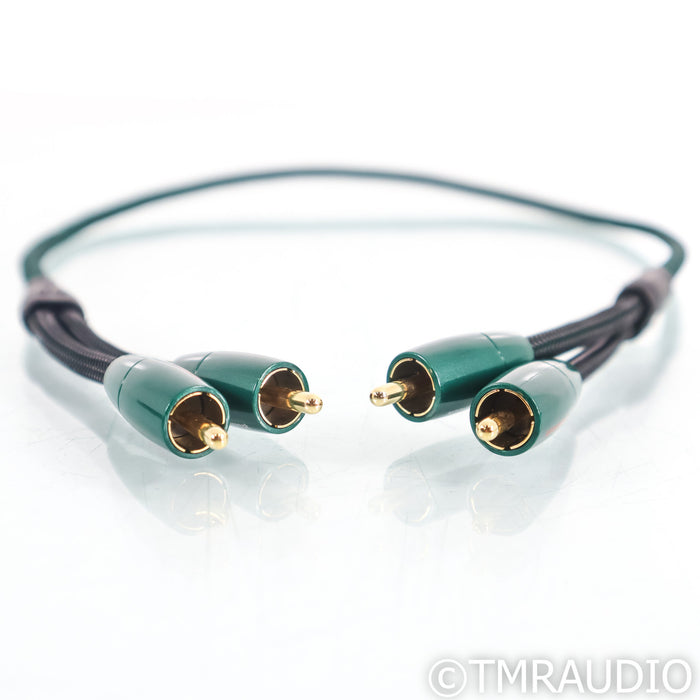 AudioQuest Evergreen RCA Cables; 0.6m Pair Interconnects