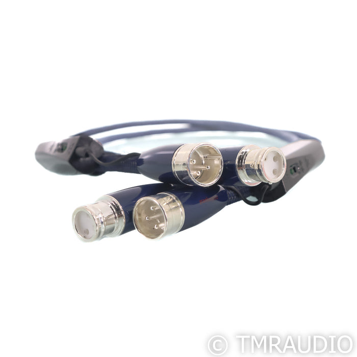 AudioQuest Water XLR Cables; 1m Pair Balanced Interconnects